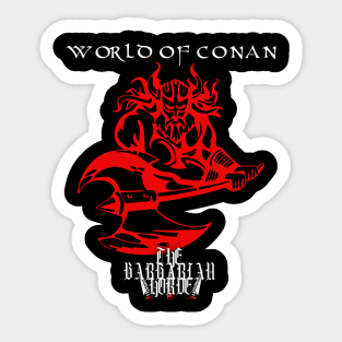 The Barbarian Horde Sticker